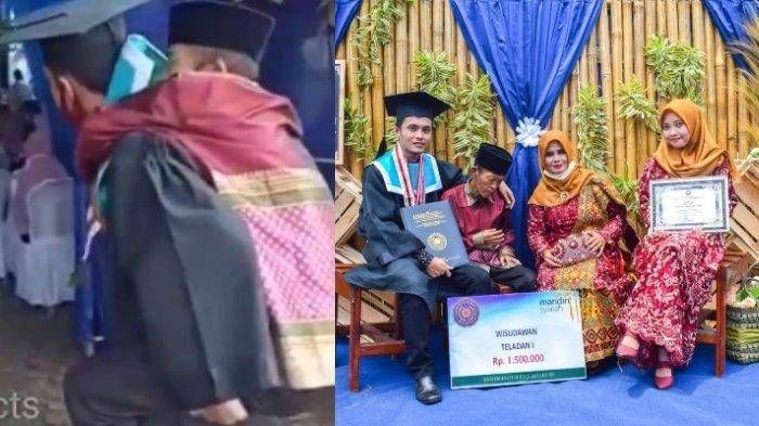 Kisah Haru Dibalik Video Wisudawan Gendong Sang Ayah, Cita-cita dari Dulu