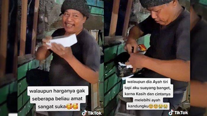 Bikin Haru, Video Viral Anak Beri Handphone untuk Ayah Sambung Bikin Haru, Video Viral Anak Beri Handphone untuk Ayah Sambung