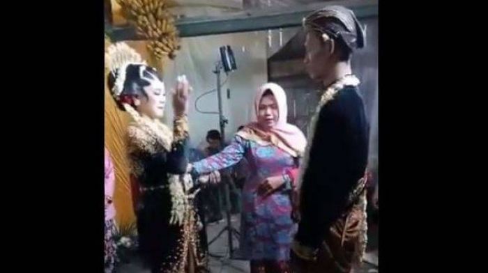 Viral, Video Prosesi Pernikahan Adat Jawa, Istri Dibikin Bad Mood Suami