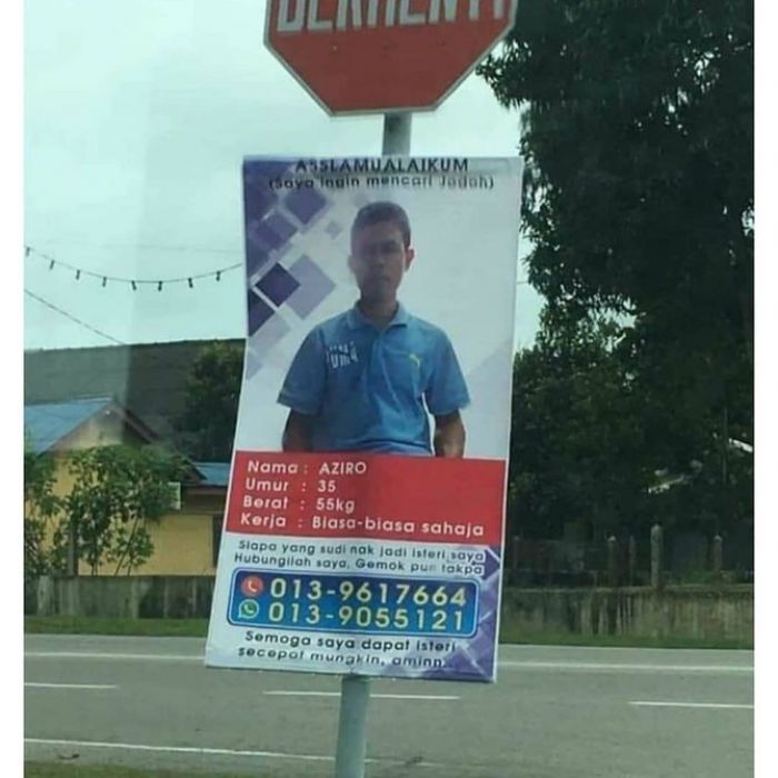 Sukses Cari Jodoh dengan Spanduk, 5 Wanita Mendaftar dan Ini sosok yang Dipilihnya Sukses Cari Jodoh dengan Spanduk, 5 Wanita Mendaftar dan Ini sosok yang Dipilihnya