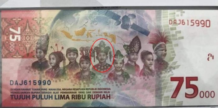 Ada Gambar Anak Sipit di Uang Khusus 75 Ribu Dicurigai China, Begini Jawaban BI