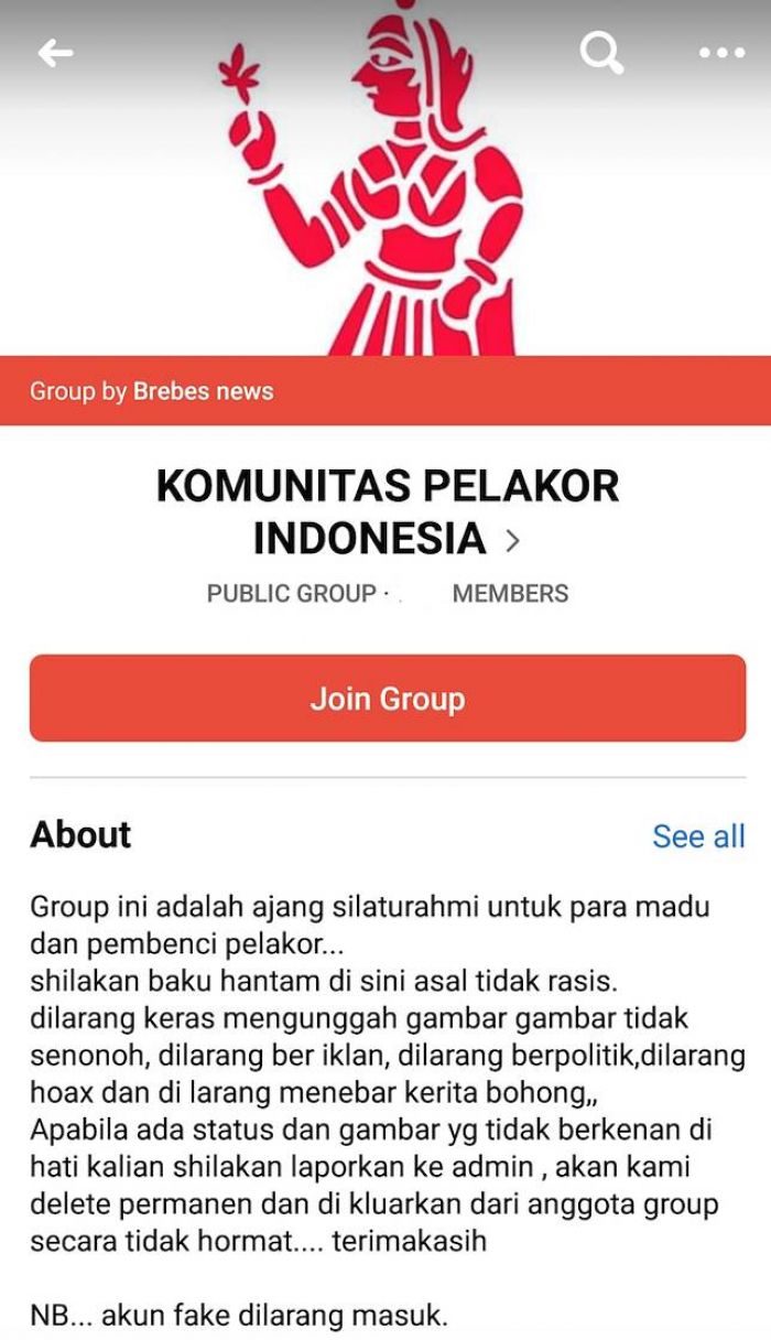 Heboh, Ada Komunitas Pelakor Indonesia di Facebook, Dilabrak Para Istri Sah Heboh, Ada Komunitas Pelakor Indonesia di Facebook, Dilabrak Para Istri Sah